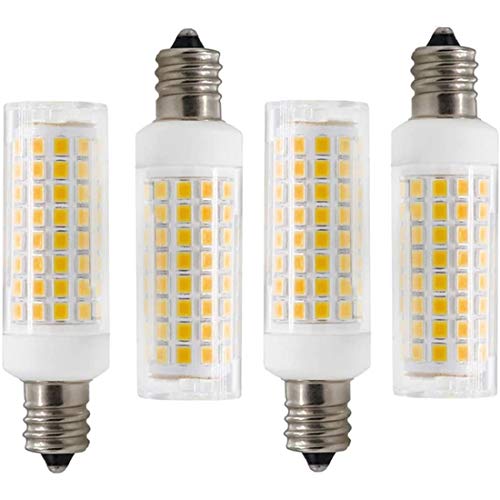  FOMT Lampadine LED Corn E12 Lampadina LED Dimmerabile E 12 Candelabri Base Luminosità della Lampadina Equivalente A 75 Watt 120 V 7 W 102 X 2835Smd Illuminazione Interna A 360 Gradi,Warm White,10pcs