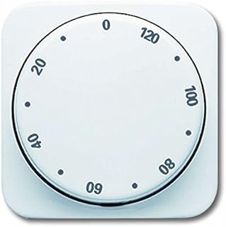 Busch-Jaeger BUSC Zentralscheibe 1771-214-102 Reflex-SI Abdeckung Für Zeitschaltuhr, 120 Min, Weiß, small