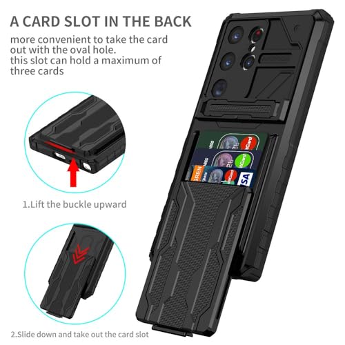 Coque Samsung S24 Ultra porte-carte silicone rigide idéal pour vos sorties