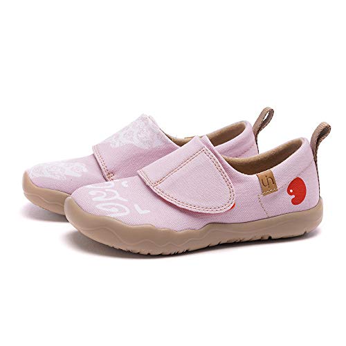 UIN Kids' Fashion Sneaker Colorful Cute Painted Art Funny Walking Casual Loafers Thai Smile4