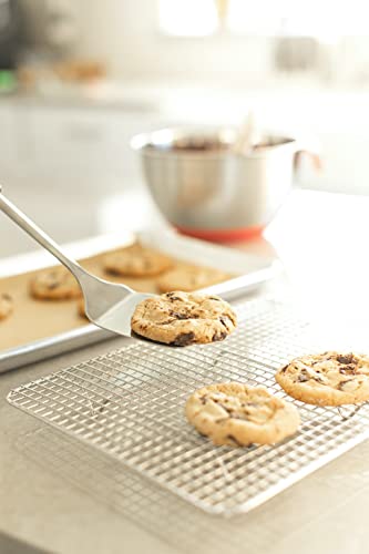 Quarter Sheet Cooling Rack - Stainless Steel Wire Rack For Cooking And Baking - Heavy-Duty Oven Rack, Grill Rack, Oven-Safe Baking Rack, Cookie Rack Fits 1/4 Quarter Sheet Pan - 8.5X12 Inch (Small) #TOP5