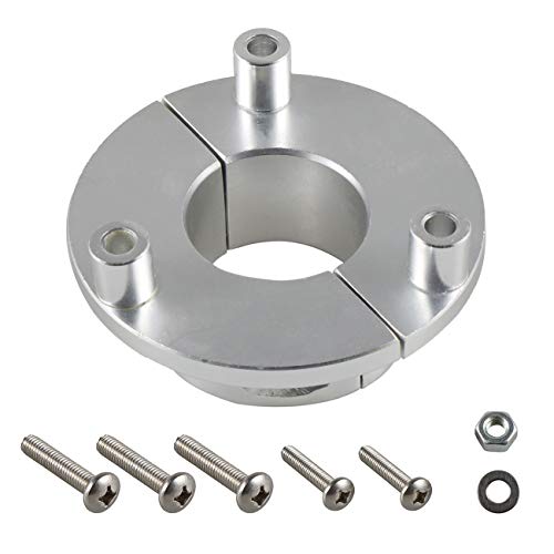 Adaptateur CNC argenté 36 mm évite déraillement vélo motorisé 66cc