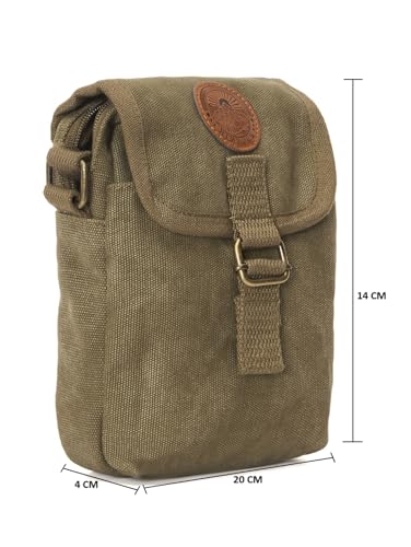 Image of RIMROCK Canvas Utility Shoulder Bag, Military Style, Olive