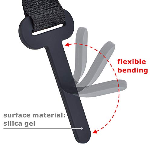 Image of CLOUDMUSIC Ukulele Strap Clip On No Drill J Hook For Soprano Concert Tenor Baritone(SH97)