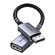 UGREEN 4K Displayport auf HDMI Adapter, Unidirektional DP auf HDMI 4K@30Hz 2K@60Hz 1080P@120Hz, Kompatibel mit Laptop PC Monitor Grafikkarten TV Projektor HP Dell AMD GPU NVIDIA