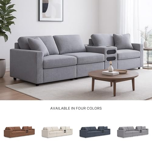 Image of Signature Design by Ashley Modular Sectional Sofa with Speakers