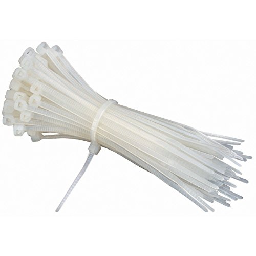 Image of ART IFACT 200 Pieces of 12 Inch Nylon Cable Tie - Super Strong, Natural Colour (12 inch)