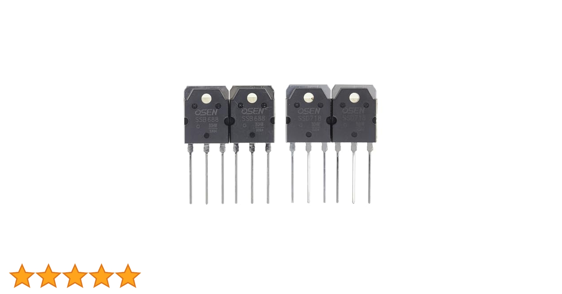 Amazon | 2組 SSB688 (B688 2SB688) + SSD718 (D718 2SD718) NPN