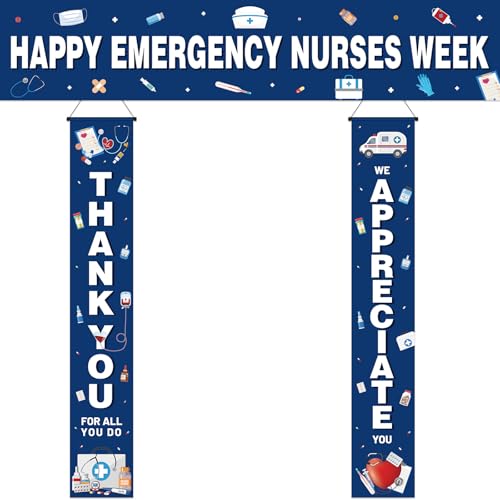 NGSBCXR Happy Emergency Nurses Week�o�i�[ 3�� We Appreciate Thank You Do for All You Do �w�i ER ED �i�[�X�E�B�[�N �p�[�e�B�[���� ��Ï]���� �Ō�t�ւ̊��ӃM�t�g �a�@