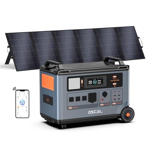 OSCAL PowerMax 6000 with 500W Solar