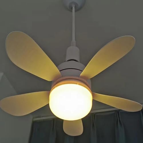 Ventilador con bombilla de bajo consumo con cuatro velocidades y luz integrada 4