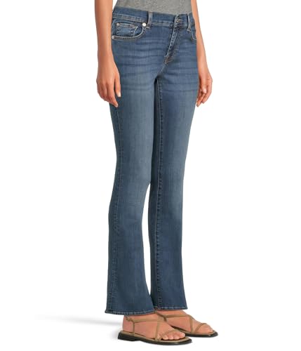 7 For All Mankind Women's Bootcut in Soho Light2