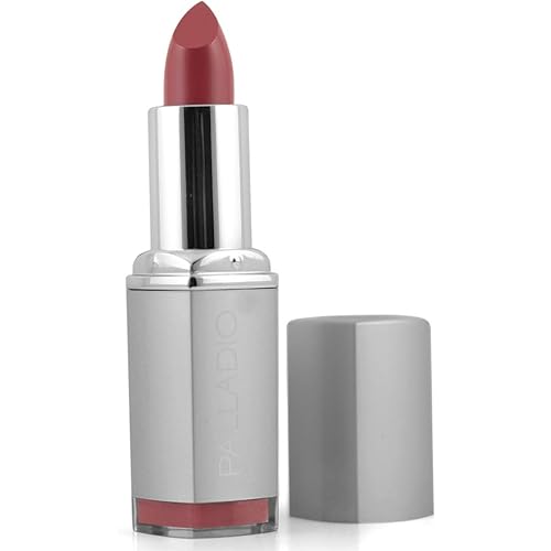 Palladio Herbal Lipstick, Rich Pigmented and Creamy, Infused with Aloe Vera, Chamomile & Ginseng, Prevents Lips from Drying, Combats Fine Lines, Long Lasting Lipstick, Rosebud