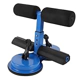Garneck Aparato para Hacer Abdominales con Base de Doble Ventosa Soporte para Pies Entrenamiento Muscular Casa Dispositivo Portátil para Ejercicio Abdominal Seguro y Estable