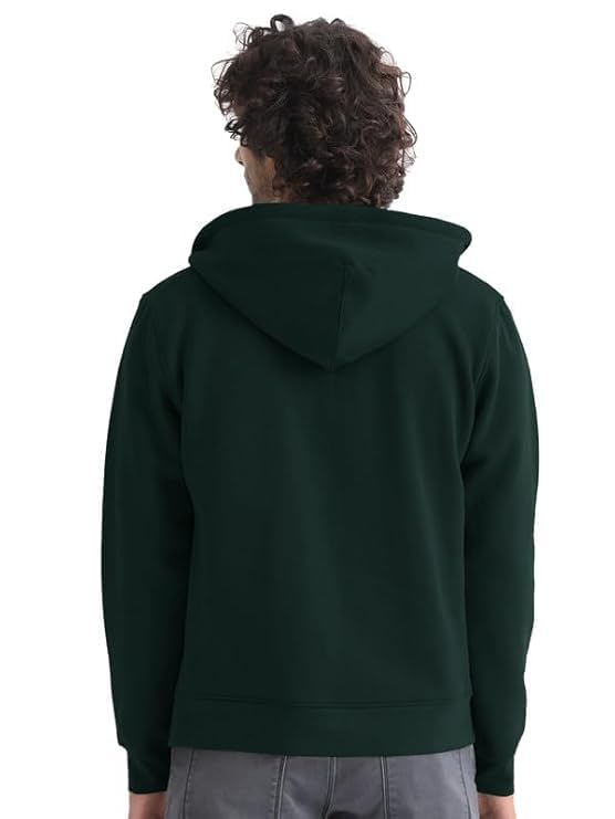 Image of DROBE Plain Chain Hooded Zipper Hoodie for Unisex