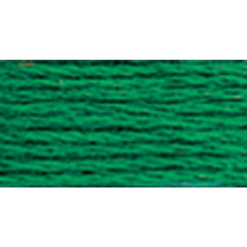 Hilo de Algodón Perla DMC 116 8-909, Color Verde Esmeralda Muy Oscuro, Tamaño 8 miniatura 1