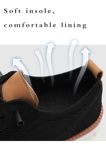 Mens Casual Oxfords Shoes Mesh Slip On Walking Mesh Sneakers Breathable Anti-Slip Sole Walking Business Loafers3