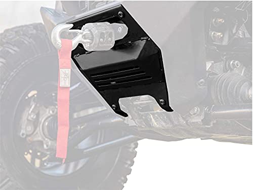 SuperATV Black Ops 6000 lb Winch with Winch Mounting Plate for 2020+ Polaris RZR PRO XP/RZR PRO XP 4 | Complete RZR Winch Kit Ready to Install!