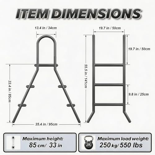 Escalera para piscina arriba del suelo 85 cm acero inox miniatura 7