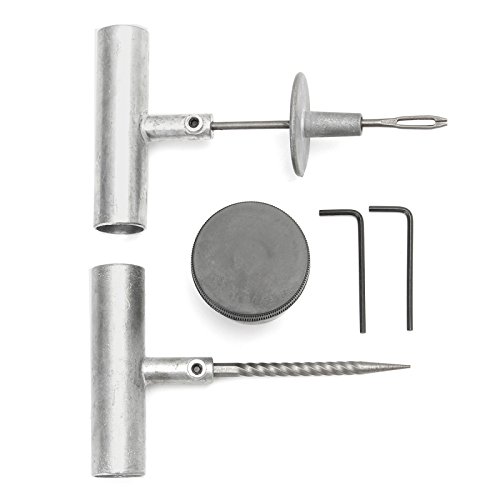 Kit De Herramientas De Reparación De Neumáticos De 35 Piezas Para Reparar Pinchazos Y Tapones Planos Herramienta De Fijación De Emergencia De Punción