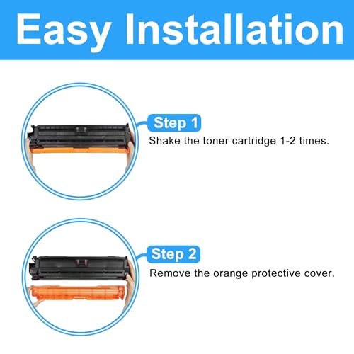 Image of LCL 650A Toner Cartridges 4 Pack Replacement for HP 650A CE270A CE271A CE272A CE273A Toner for Color Enterprise CP5525 CP5525dn CP5525n CP5525xh M750dn M750n M750xh Printer(Black Cyan Magenta Yellow)