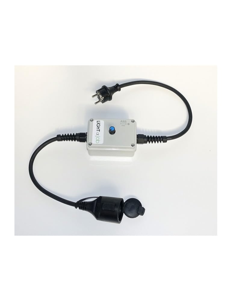 Carré Rouge Light at Job - Variateur pour ruban LED 230 Volts Pour Ruban LED Connectable de Chantier, 10 Mètres - Prêt à Brancher.