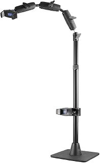 Arkon Remarkable Creator Overhead Phone Mount & Pico Projector Stand for Vlogging, Cooking, Crafting Videos - 41" Adjustable Height