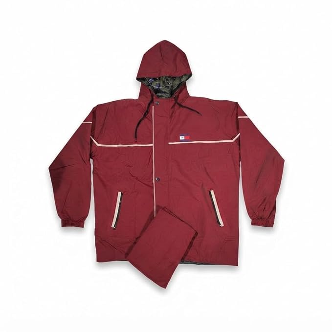 (1 Years Assured Warranty Unisex Hooded Waterproof Raincoat, Lightweight Outdoor Jacket for Travel, Camping, Hiking, Trekking, Walking and Recreational Activities-image-5