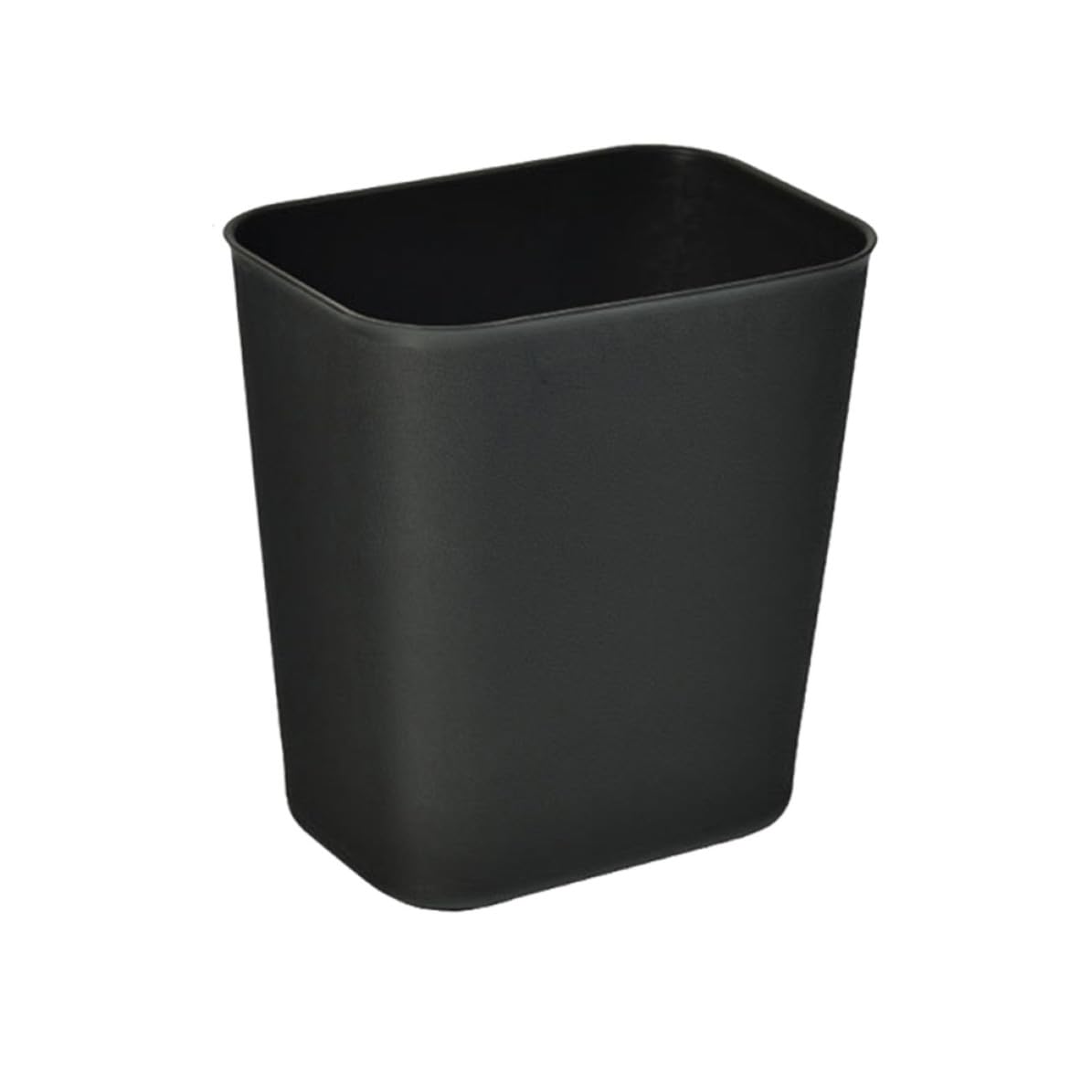 VALICLUD 2 Piezas Papelera Cuadrada Japonesa de 14 L en Plástico Negro