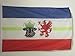 Produktbild AZ FLAG BOOTFLAGGE Mecklenburg-Vorpommern 45x30cm - Mecklenburg-Vorpommern BOOTSFAHNE 30 x 45 cm Marine flaggen Top Qualität