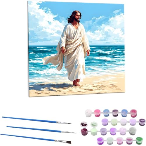 CGX G Paint by Numbers hG Lbg l ʂ肦 lphGLoXNtg  LoXA[g uVƃANG̋, ItBX CeA rO, ւ̃Mtg 60x60cm (t[