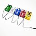 pigtone 1 to 5 Way Daisy Chain Cable Guitar Effect Pedal Power Supply Splitter Adapter Cable Black