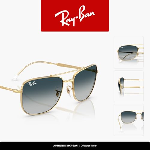 Image of Ray-Ban Unisex Rb3755 Rectangular Sunglasses