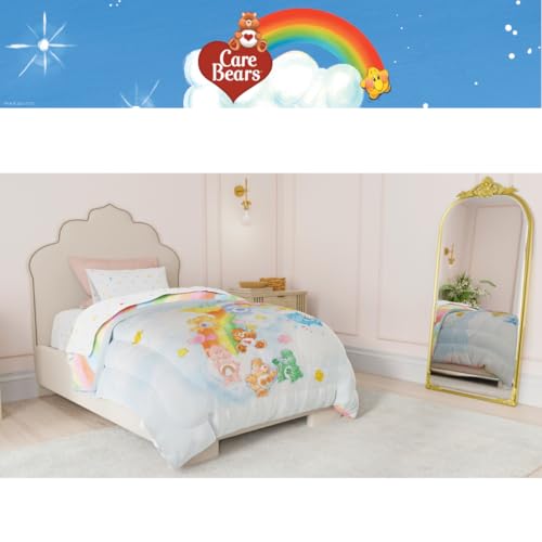 Image of Care Bears Classic Super Soft Cozy Reversible Microfiber Comforter and Sheet Set, 5 Piece Full Size, (Official Licensed Product) By Franco Collectibles