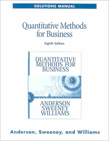 Quantitative Methods for Business 0324021356 Book Cover