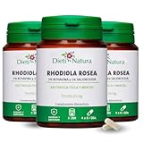 Dieti Natura Rhodiola 200 Cápsulas (Pack de 3) - Rhodiola Rosea con Propiedades Antifatiga y Tonificantes (Rosavina y Salidrosidos) para la Fatiga y el Sistema Nervioso - Garantía sin OGM