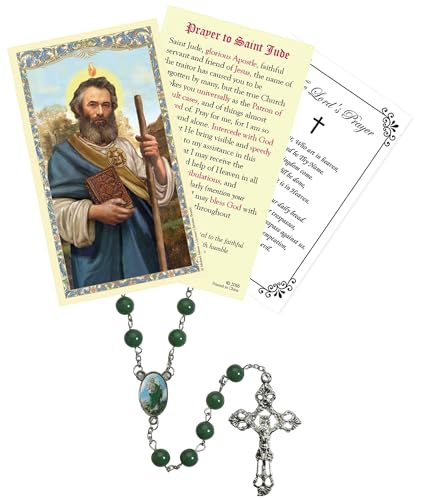 Rosario San Judas Tadeo collier de protection pour surmonter les causes perdues