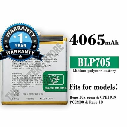 Image of Original BLP705 Battery for Oppo Reno 10x Zoom CPH1919, PCCM00 Battery with 1 Year warrenty**** (G00109)
