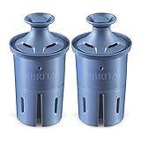 Brita Longlast+ Water Filter, Longlast+ Replacement Filters for Pitcher and Dispensers, Reduces Lead, BPA Free, 2 Count (Package May Vary)