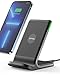 SAFUEL Wireless Charger, 15W Schnellladeständer Kabellose Ladestation Qi-Zertifiziert Ladegerät Kompatibel für iPhone 13 12 Pro Max Xr Xs X 8 Samsung Galaxy S21 S20 S10 S9 S8 Note10 9 AirPods usw.