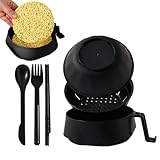 Élégant et fonctionnel : avec son design élégant et moderne, ce bol à nouilles sert non seulement un but fonctionnel mais améliore également votre table de salle à manger avec style. Sa polyvalence le rend parfait pour les ramen, les soupes, les nouilles et même les salades ou les desserts