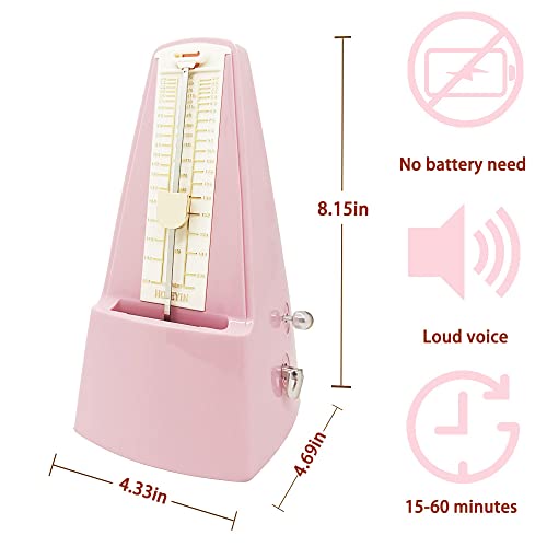 image for HOSEYIN Mechanical Metronome, Universal Metronome for Piano, Guitar, V