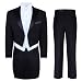 Black Tailcoat Tuxedo & Tuxedo Pants - 50 Long