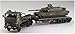 Aoshima 54321 AFV Series No. 16 JGSDF Type 10 Tank w/Type 73 Extra Large Semi-Trailer Truck 1/72 kit - Plastic Model Building Kit # 54321