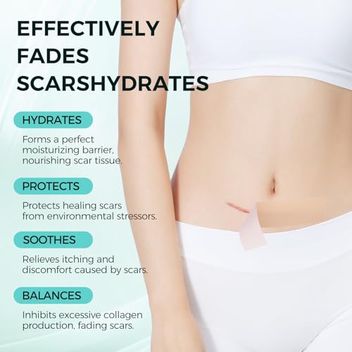 Cioxsoio Cerotti Silicone Cicatrici 4X300Cm, Tagliabile E Riutilizzabile Cerotto Silicone Per Cicatrici - 2