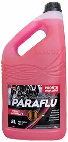 Aditivo de Radiador Pronto para Uso 5 Litros Rosa por Paraflu