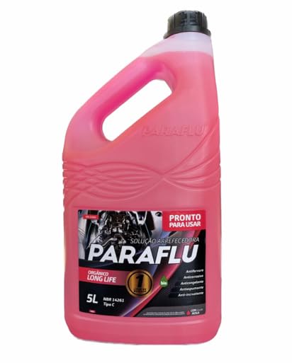 Aditivo de Radiador Pronto para Uso 5 Litros Rosa por Paraflu