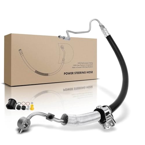 A-Premium Power Steering Pressure Hose Line Assembly Compatible with Nissan Altima 2007-2012, V6 3.5L, with Aluminum Foil Sheath
