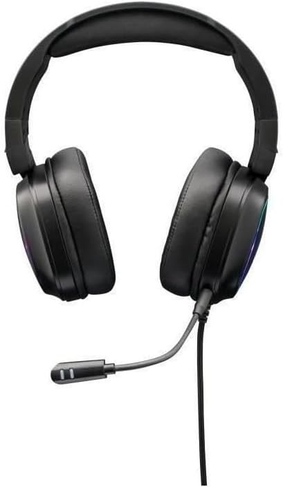 The G-Lab Korp Radium Auriculares Gaming, Auriculares Gamer con Micrófono Desmontable, Auriculares Gaming con Luz LED, Auriculares para Juegos Stereo Bass 3.5mm,Compatible con PS4/PS5/Xbox/Switch/PC 3