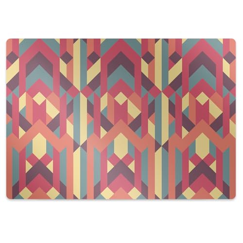 Tapis de chaise PVC protège-sol imperméable et rectangulaire 100x70 cm - 3